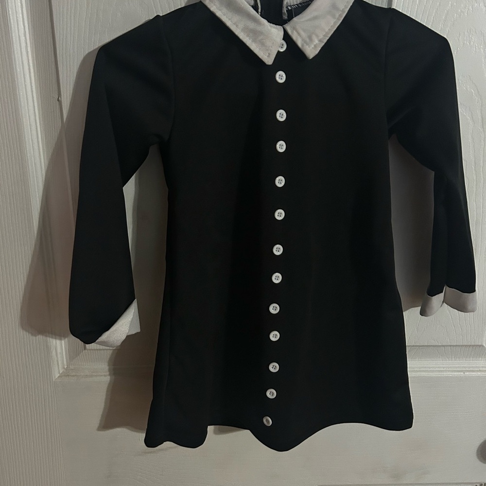 Classic Black and White Kids Dress